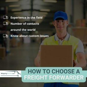 how to choose a freight forwarder