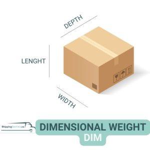 dimensional weight dim Canada