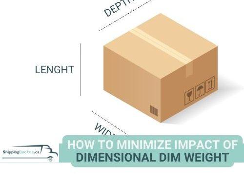 dimensional weight Canada